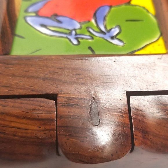 Handcrafted Wood Jewelry Box w/Hand-Painted Frog, A Colorful Storage Solution - Picture 10 of 16